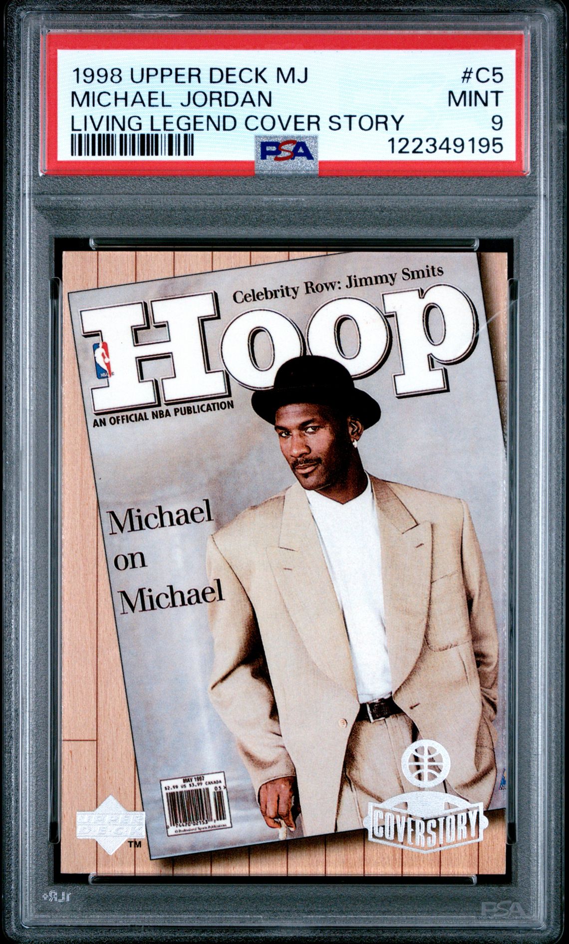 1998 Upper Deck Mj Living Legend Cover Story Michael Jordan #C5 (Living Legend Cover Story) Mint 9 front