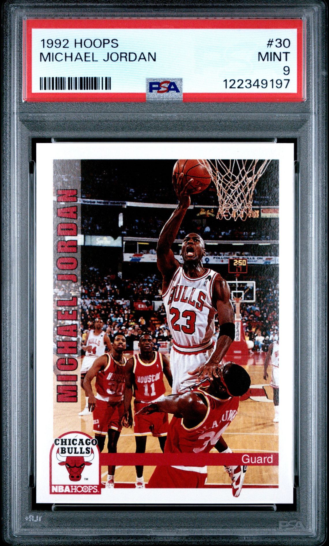 1992 Hoops Michael Jordan #30 Mint 9 front