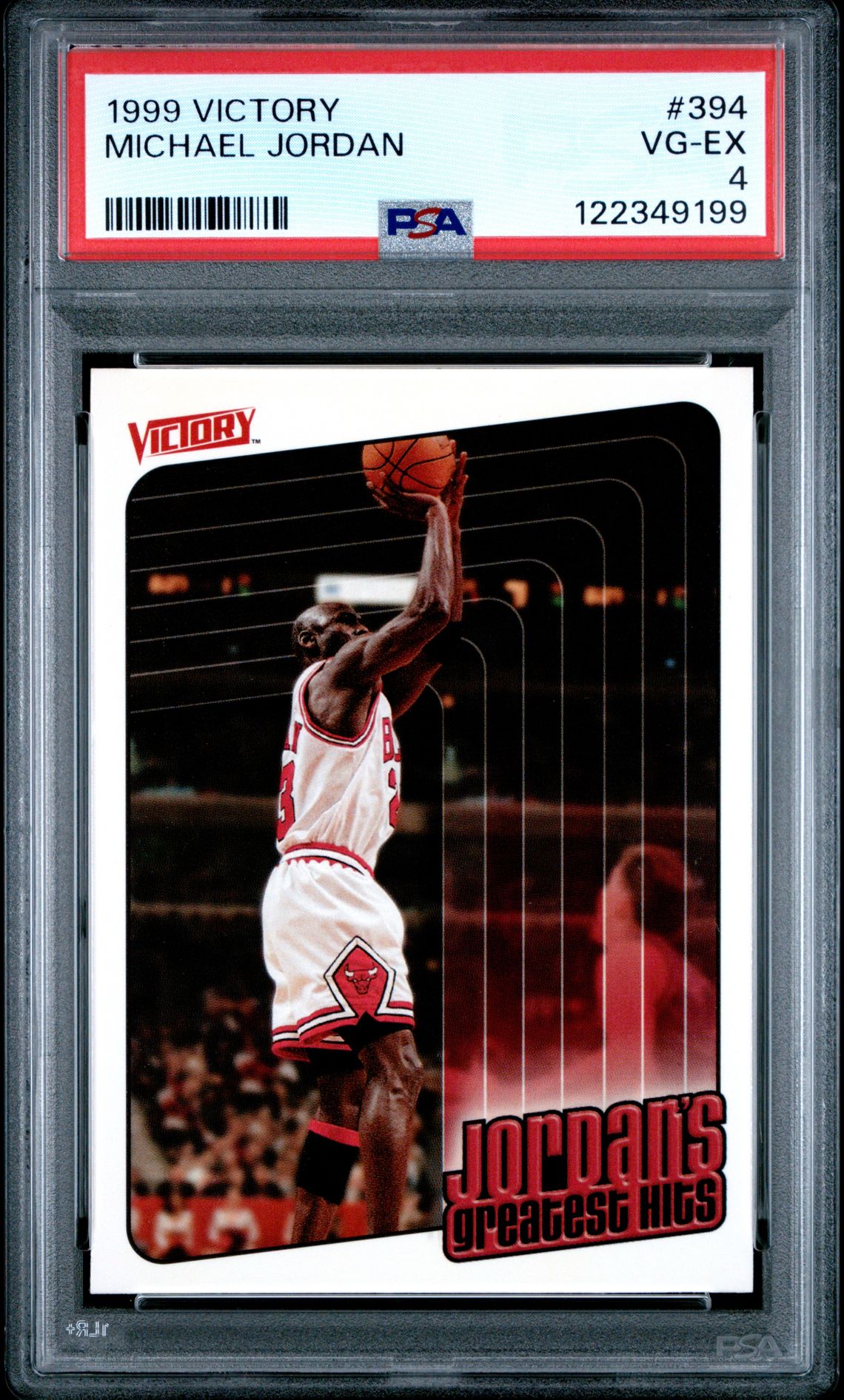 1999 Upper Deck Victory Michael Jordan #394 Vg-Ex 4 front