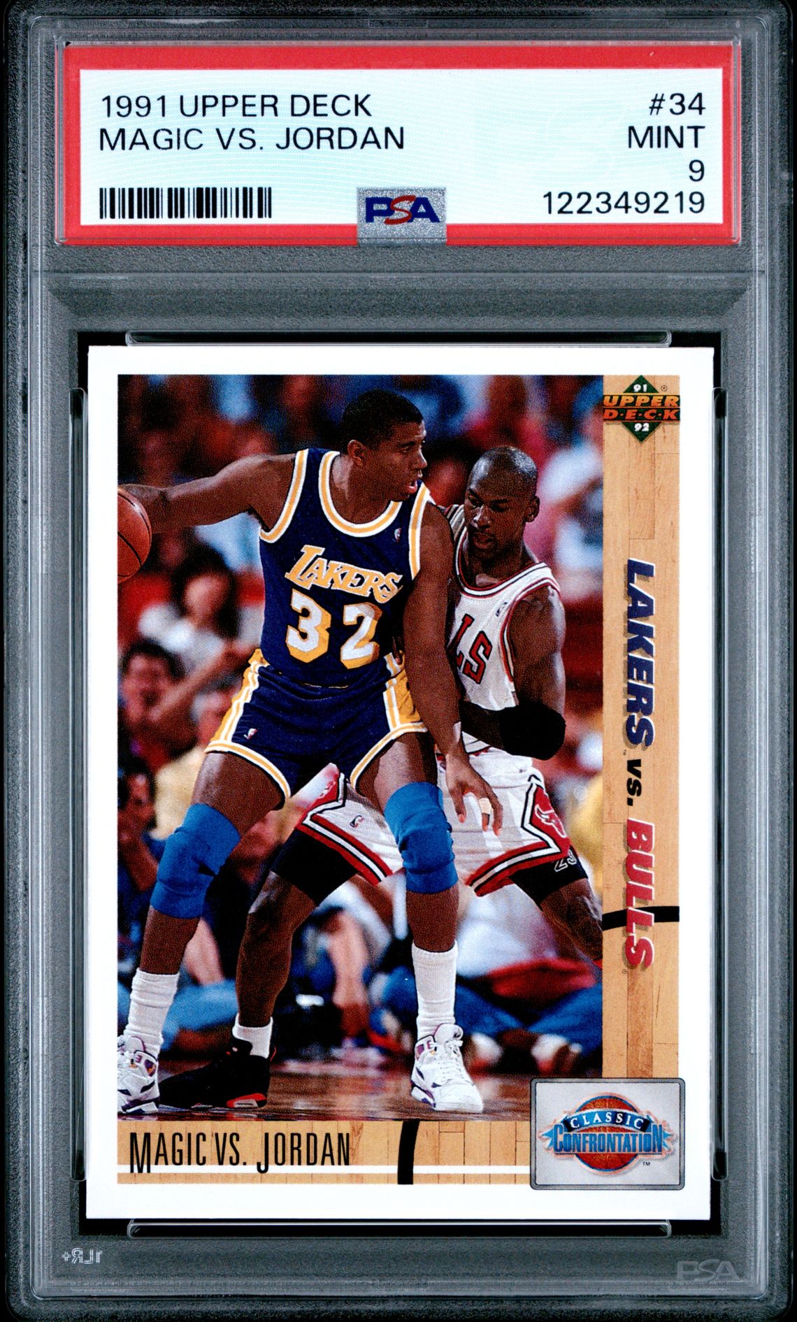 1991 Upper Deck Magic Vs. Jordan #34 Mint 9 front