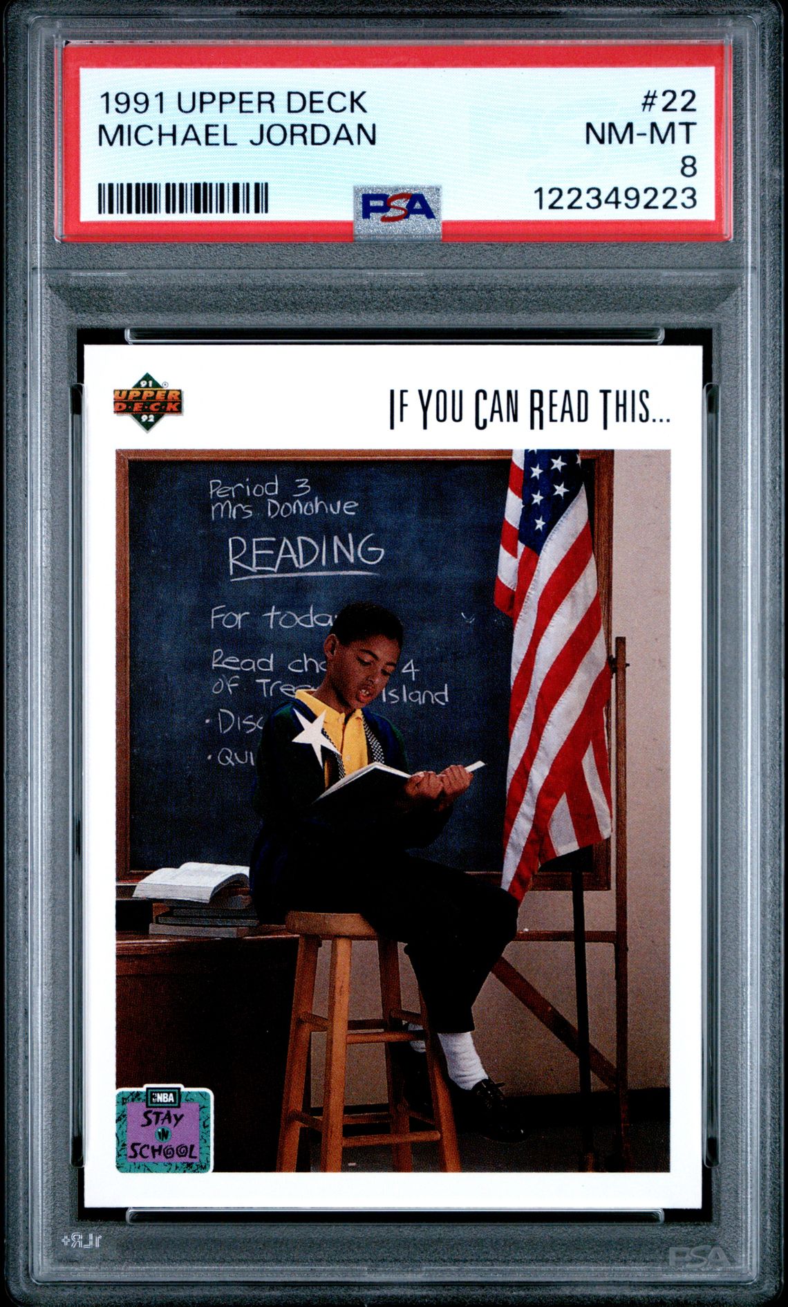1991 Upper Deck Michael Jordan #22 Nm-Mt 8 front