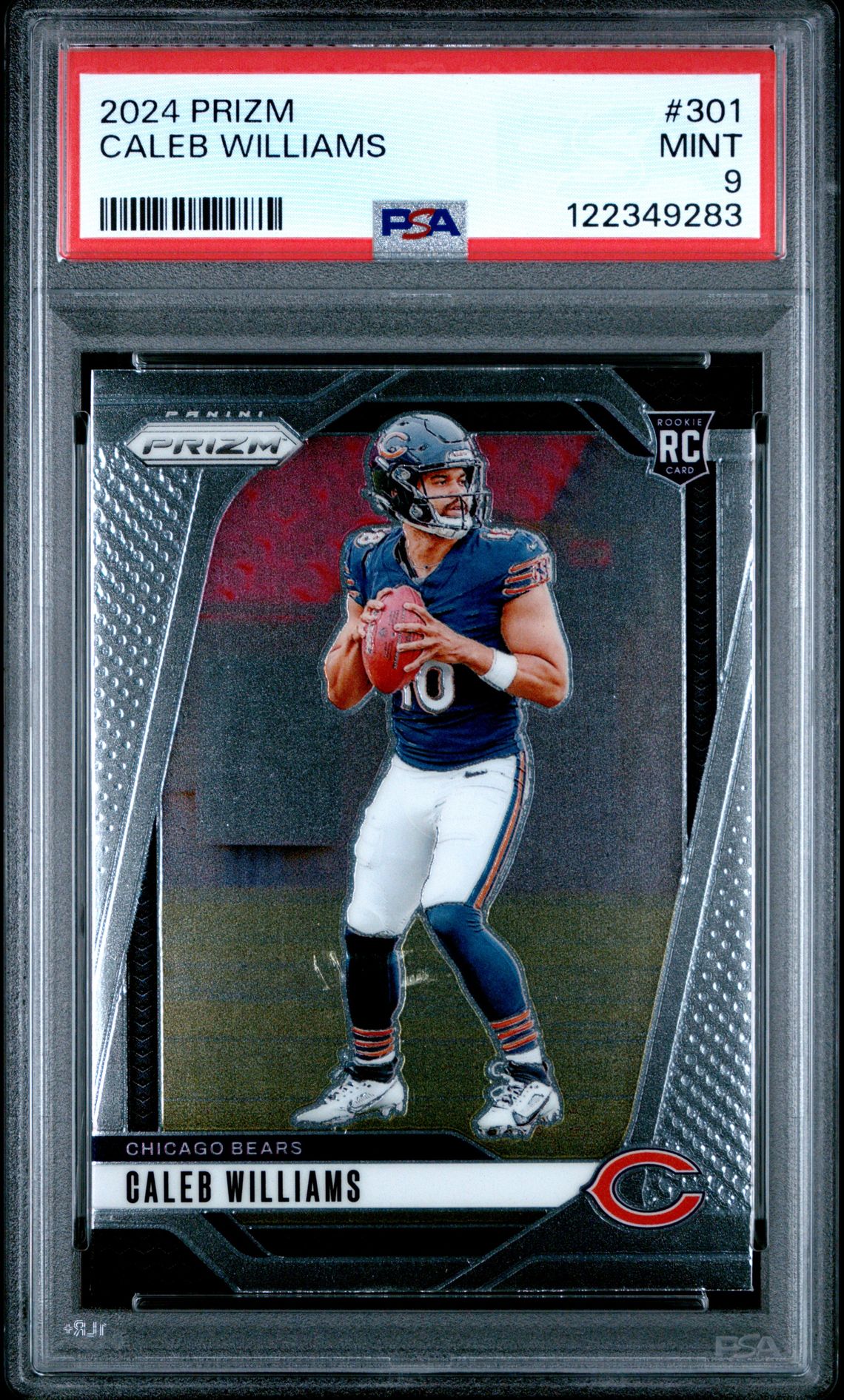 2024 Panini Prizm Caleb Williams #301 Mint 9 front