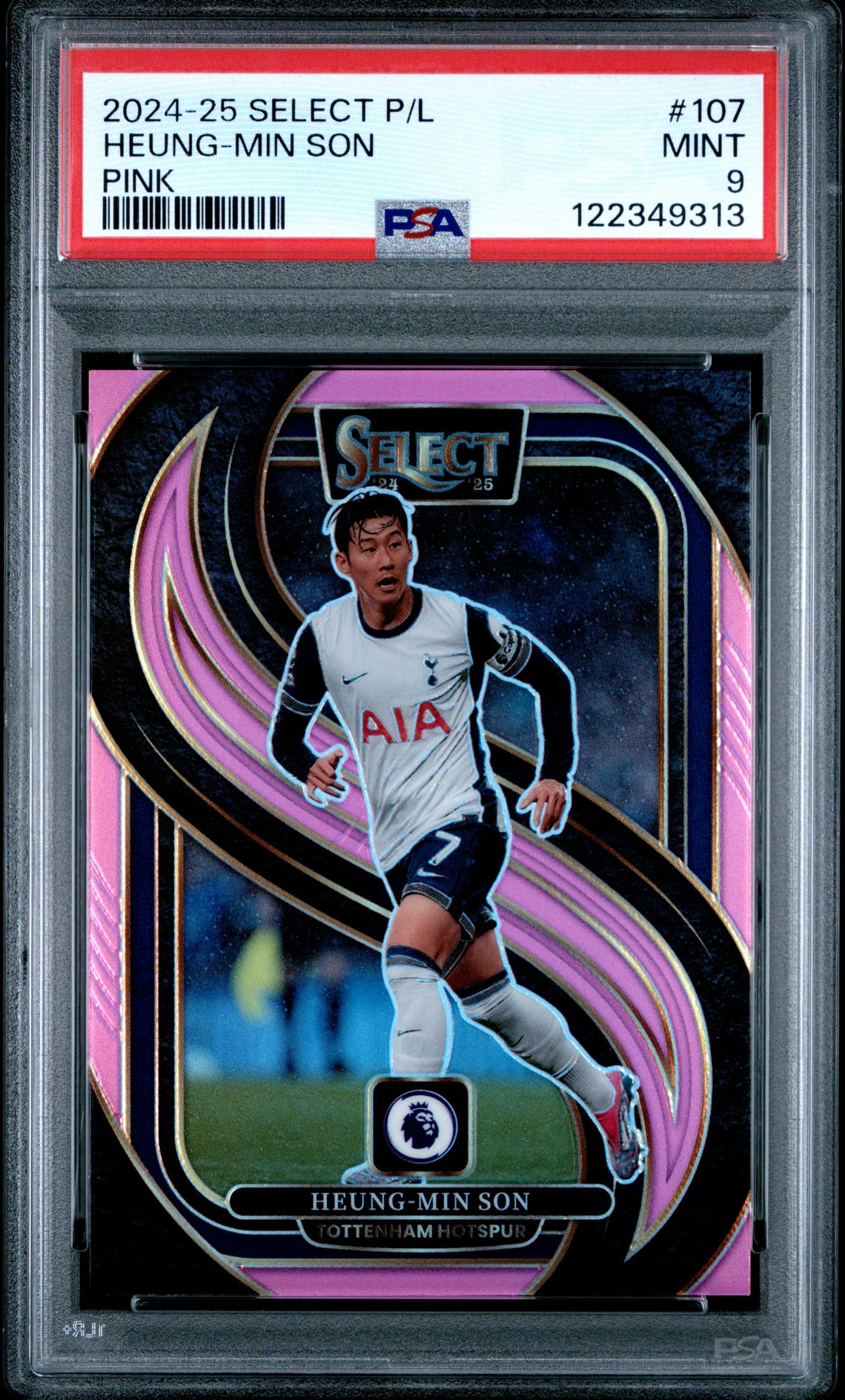 2024-25 Panini Select Premier League Heung-Min Son #107 (Pink) Mint 9 front
