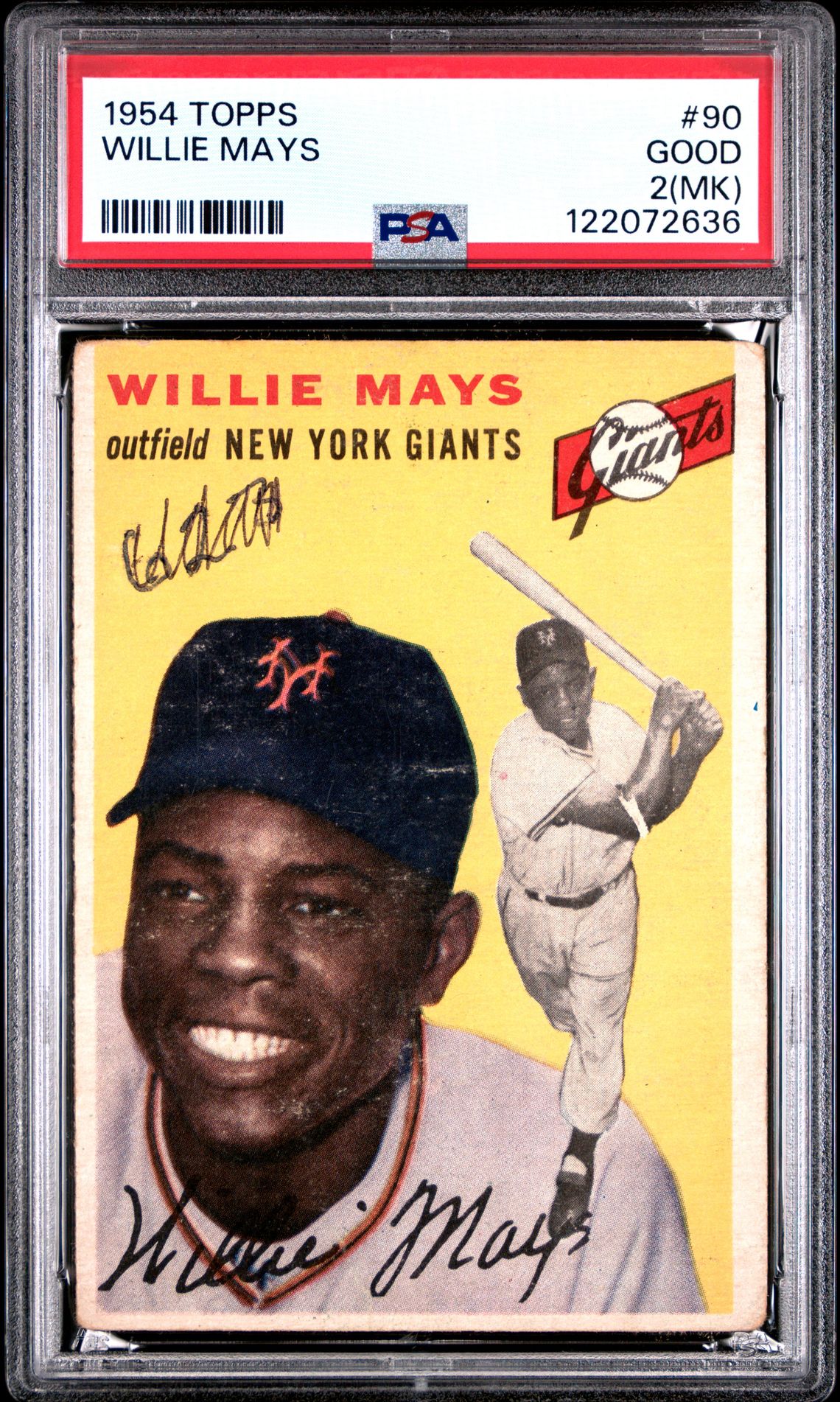 1954 Topps Willie Mays #90 Good 2 (Mk) front
