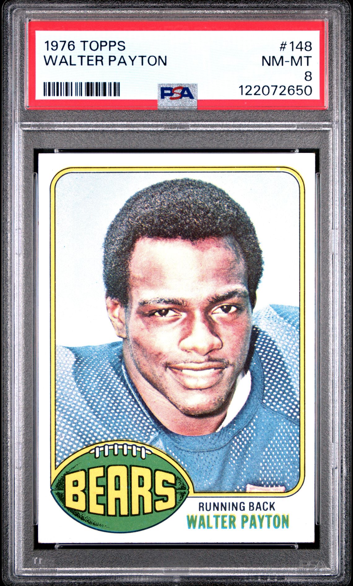 1976 Topps Walter Payton #148 Nm-Mt 8 front