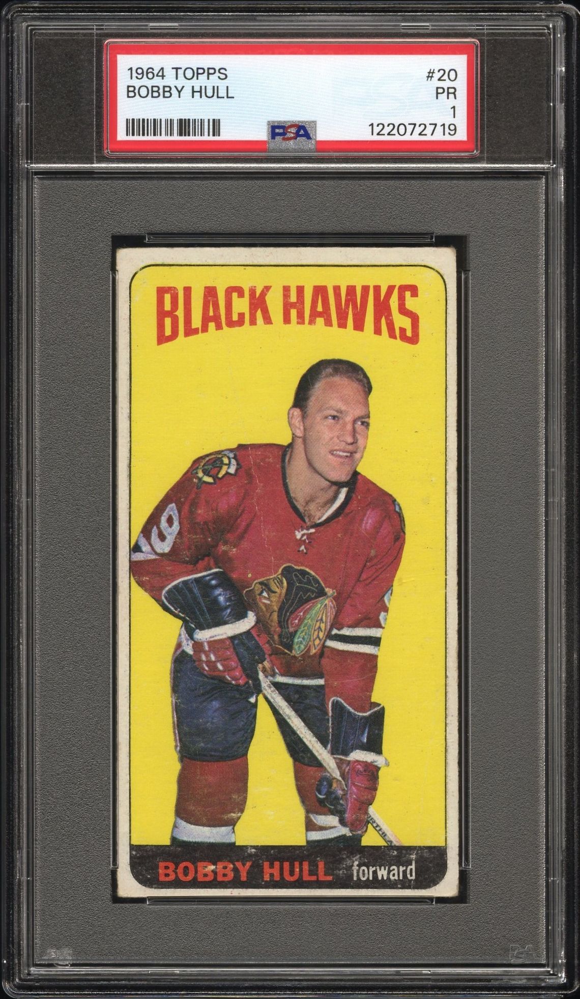 1964 Topps Bobby Hull #20 Pr 1 front