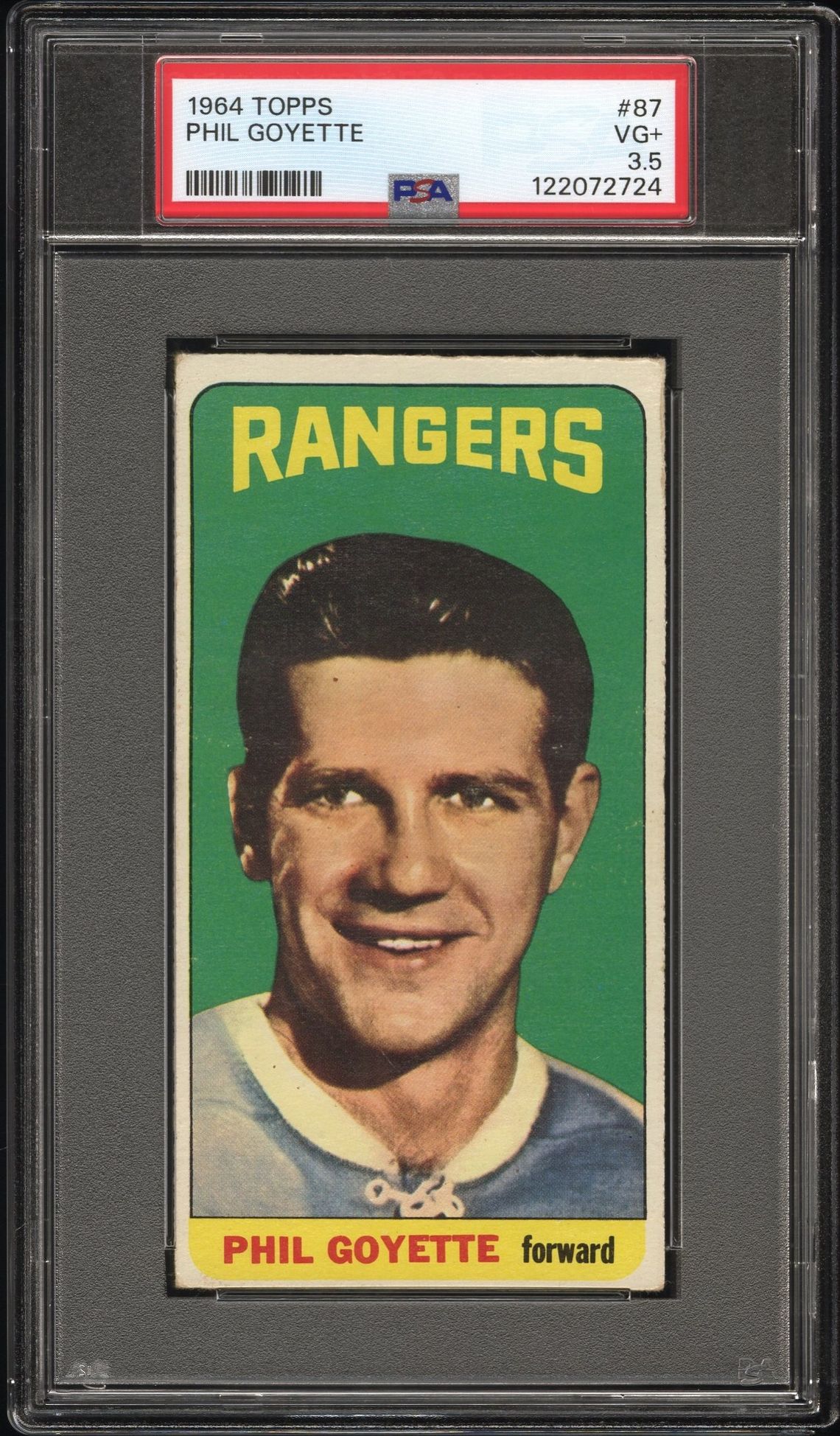 1964 Topps Phil Goyette #87 Vg+ 3.5 front