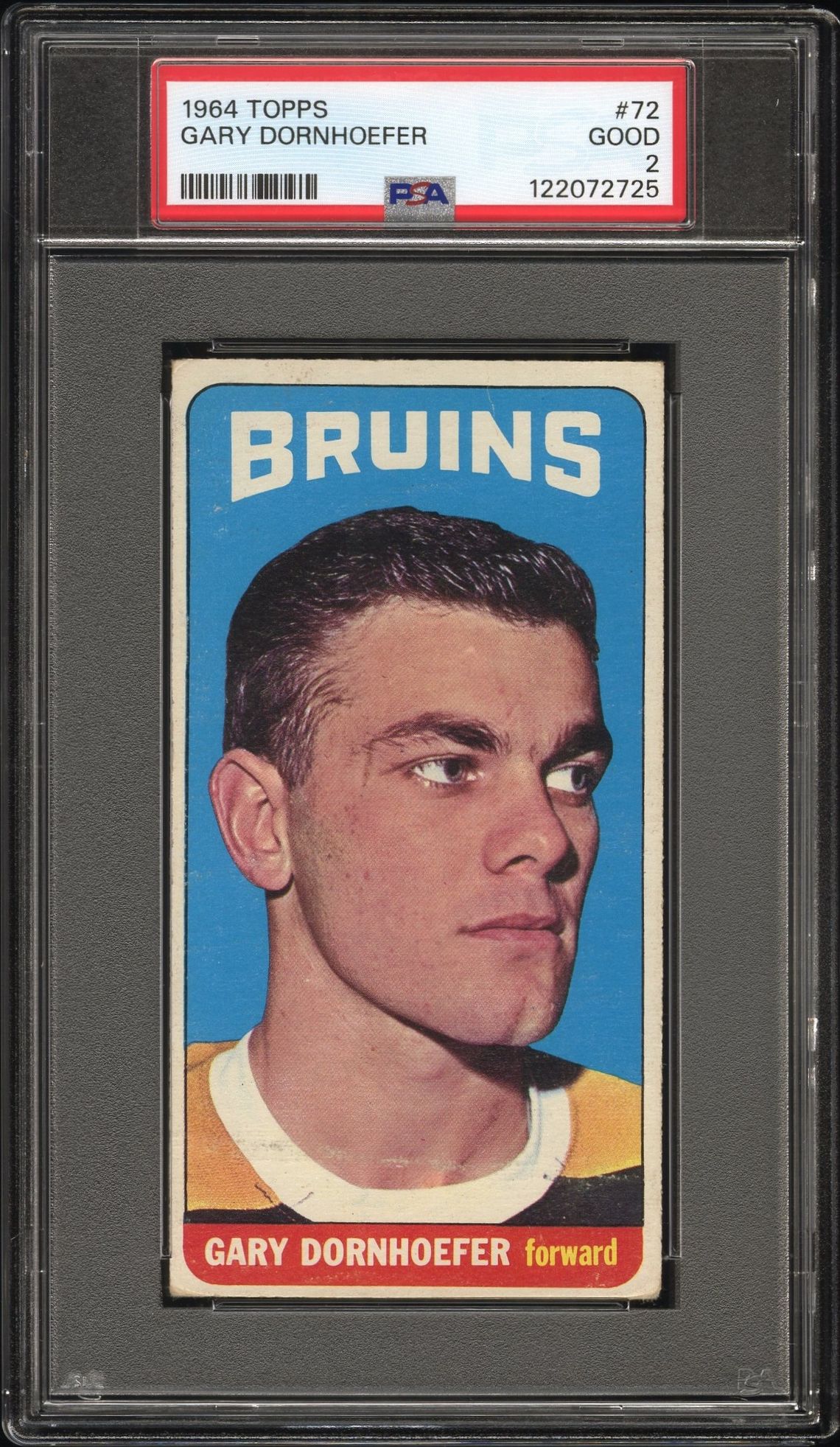 1964 Topps Gary Dornhoefer #72 Good 2 front