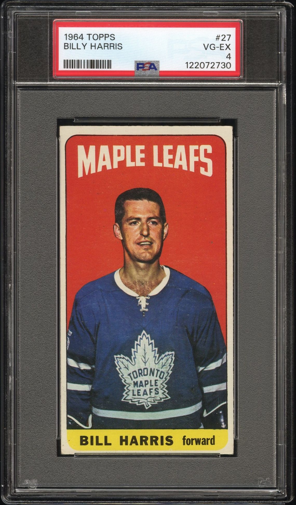 1964 Topps Billy Harris #27 Vg-Ex 4 front