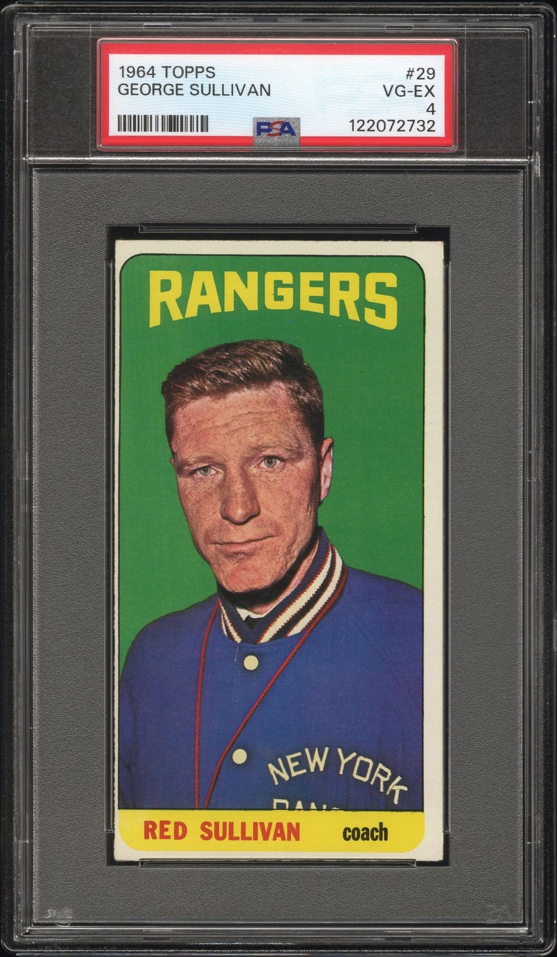 1964 Topps George Sullivan #29 Vg-Ex 4 front