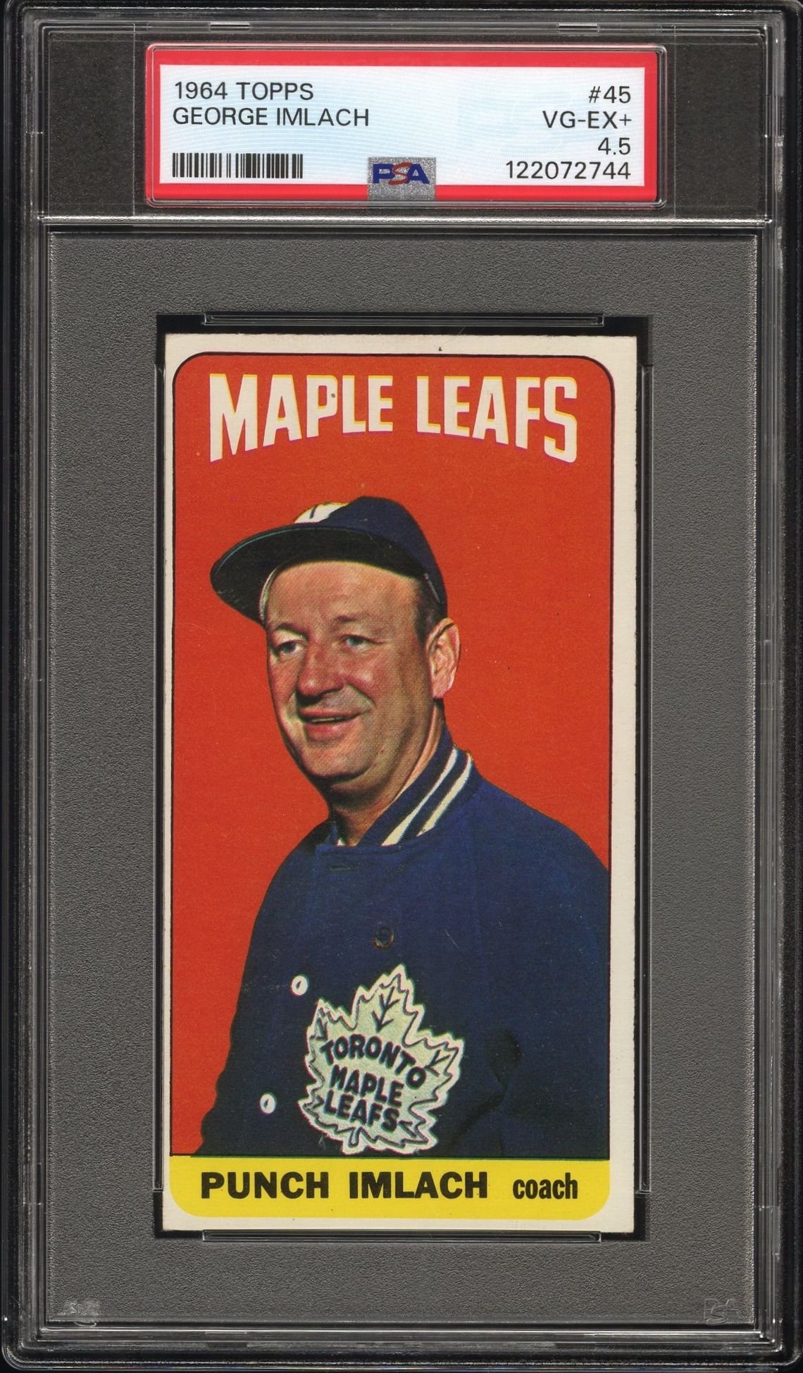 1964 Topps George Imlach #45 Vg-Ex+ 4.5 front