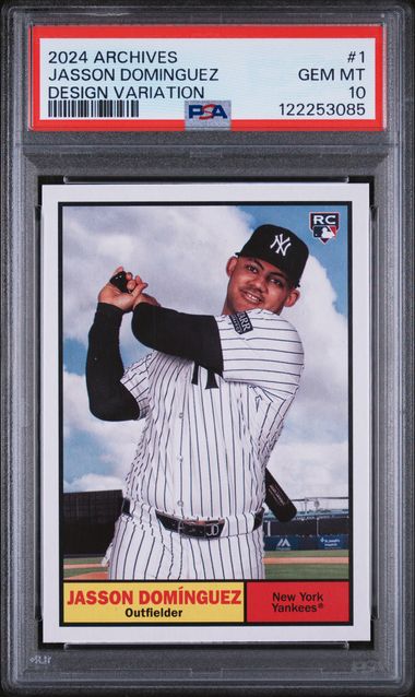 2024 Topps Topps Archives #1 Jasson Domínguez Design front
