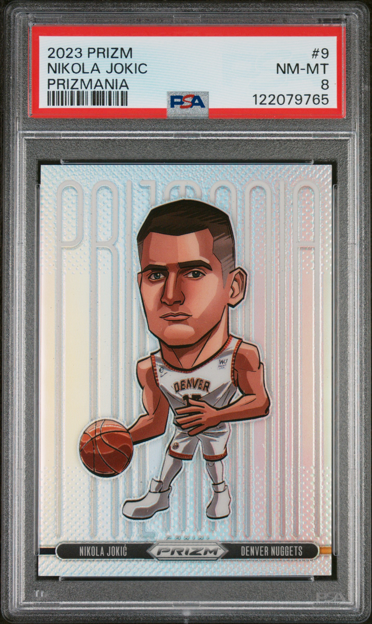 PutItOnMySlab's 2023 Panini Prizm Prizmania Nikola Jokic