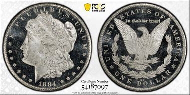 1884-CC $1 MS65DMPL