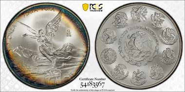 2013-Mo Onza Libertad Ag MS67