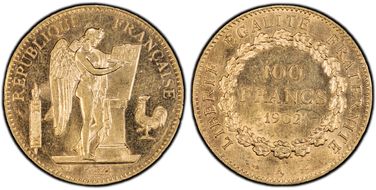 1902-A 100 Fr Gad-1137 F-552 MS62