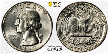 1960 25C Type B Reverse, FS-901 MS66