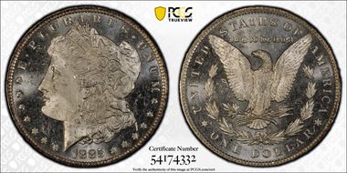 1885-O $1 MS65PL