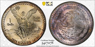 1994-Mo Onza Libertad Ag MS65