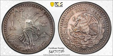 1993-Mo Onza Libertad Ag MS67