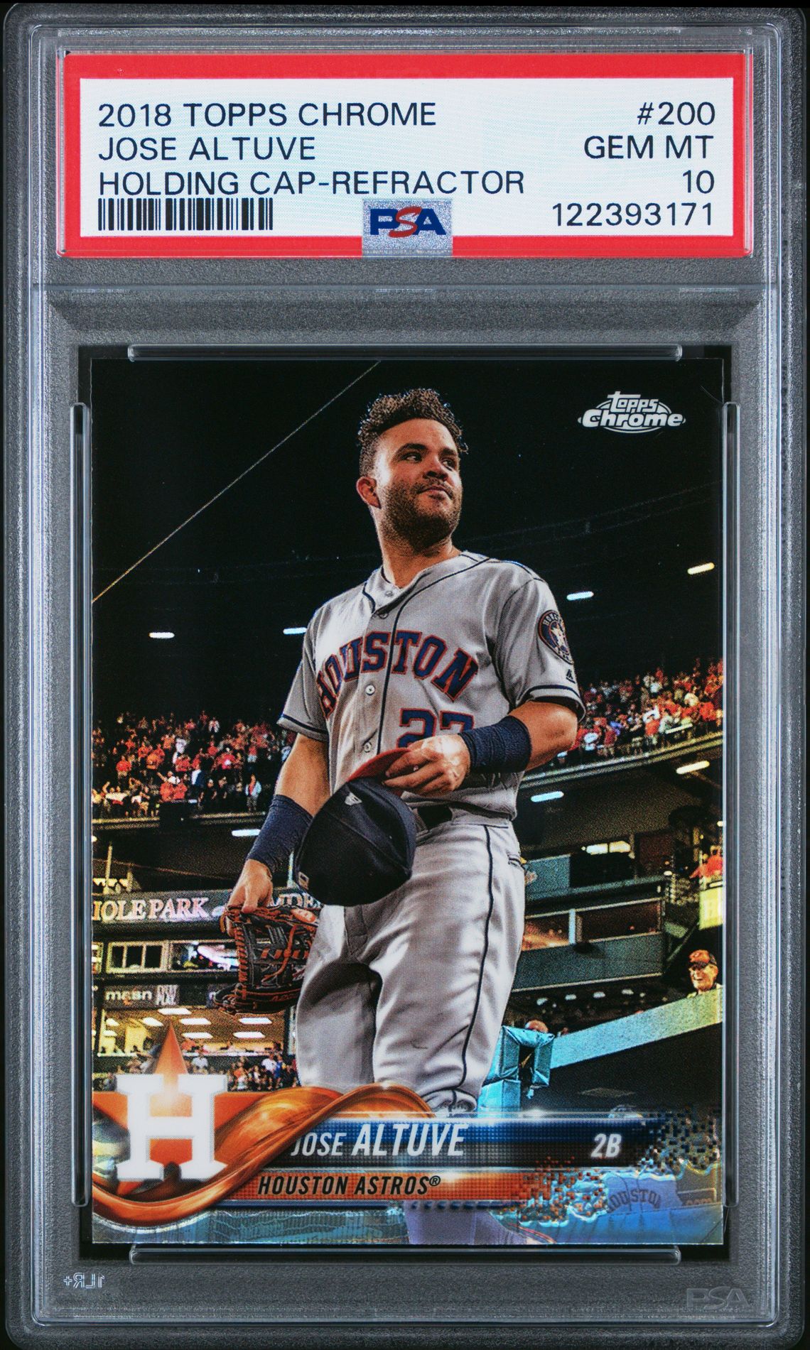 2018 Topps TOPPS CHROME Refractor #200 Jose Altuve front