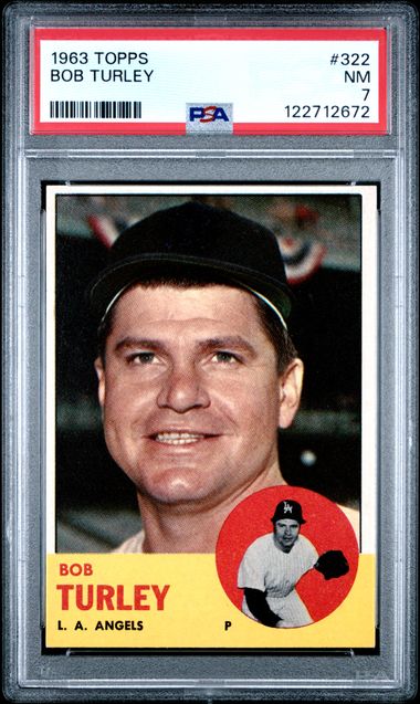 1963 Topps #322 Turley front