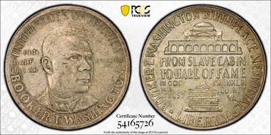 1946 50C Booker T. Washington AU55