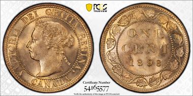 1898-H 1C MS65RD
