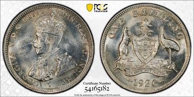 1926(m&sy) Shil MS63