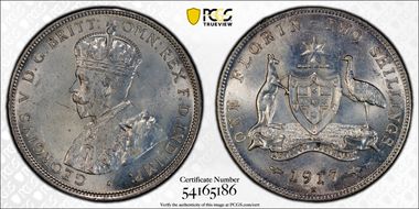 1917-M Florin KM-27  Ag MS64