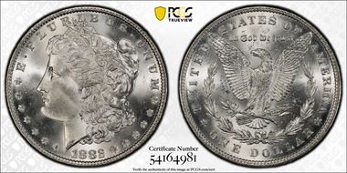 1882 $1 MS66