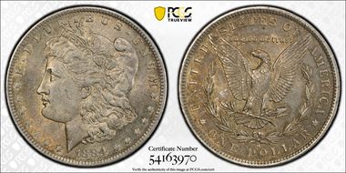 1884-O $1 N1