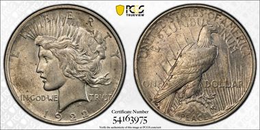 1922-D $1 AU53