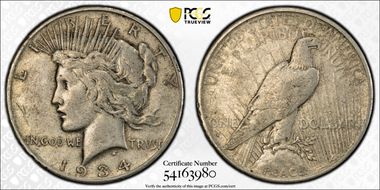 1934-S $1 VF35