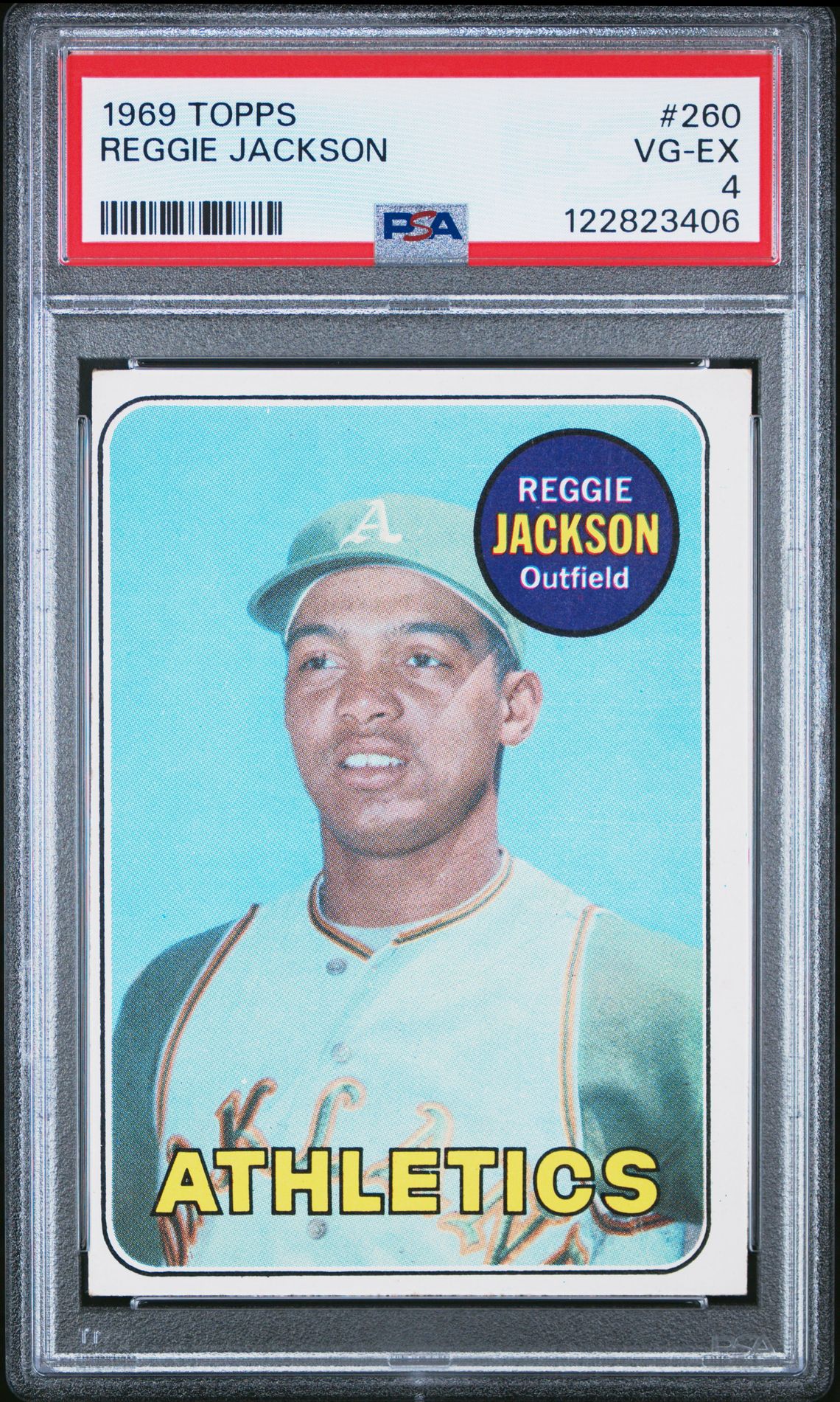 1969 Topps TOPPS #260 Reggie Jackson front