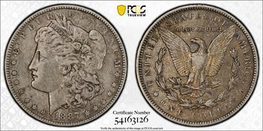 1887-O $1 VF35