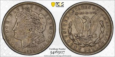1921-D $1 XF40