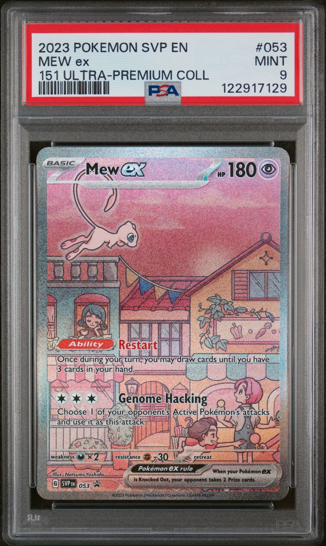 2023 Pokemon Svp En-Sv Black Star Promo Mew Ex #053 (151 Ultra-Premium Coll) Mint 9 front