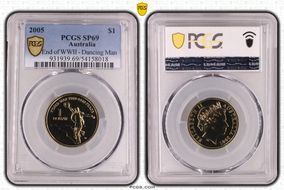 2005 $1 End of WWII - Dancing Man PL69