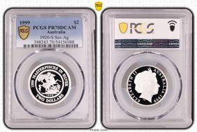 1999 $2 1920-S Sov Ag PR70DCAM