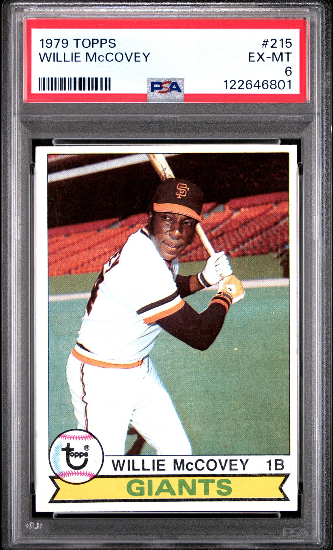 1979 Topps TOPPS #215 Willie Mccovey front