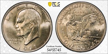 1971-D $1 MS65