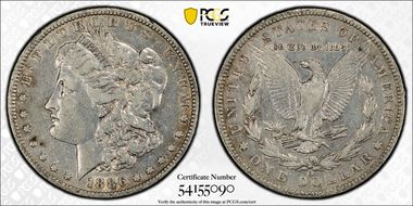 1886-O $1 VF30