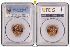 1985 2C MS65RD