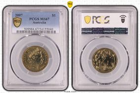 2007 $1 MS67