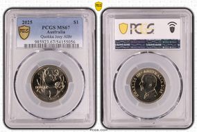 2025 $1 Quokka Joey AlBr MS67