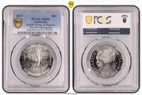 2017 50C MABO Pride & Passion Yes for Aboriginals MS65