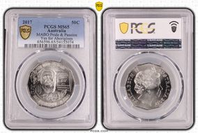 2017 50C MABO Pride & Passion Yes for Aboriginals MS65