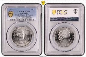 2017 50C MABO Pride & Passion Yes for Aboriginals MS65