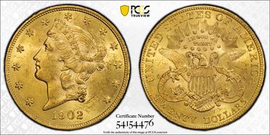 1902 $20 MS61